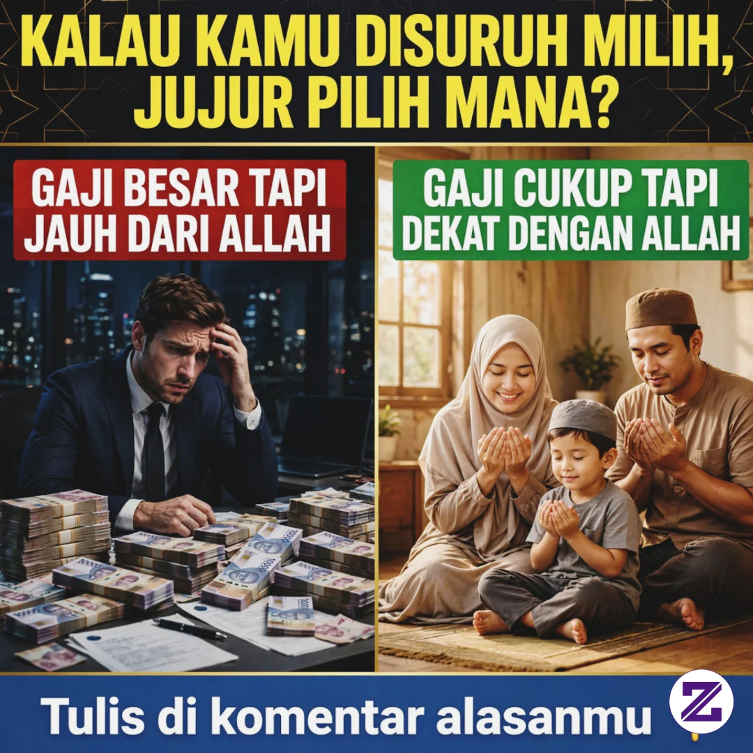 Sekarang Giliran Kamu! Pilih Nomor 1 Atau 2? Tulis Alasanmu Di Kolom Komentar!