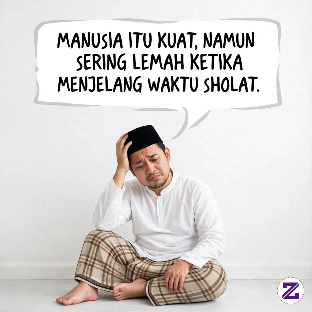 Jangan Ngaku Kuat Kalau Masih Kalah Sama Rasa Ngantuk Pas Waktu Sholat