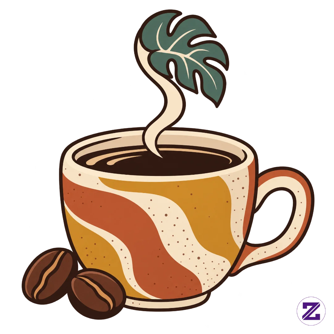 Cangkir Kopi Aesthetic