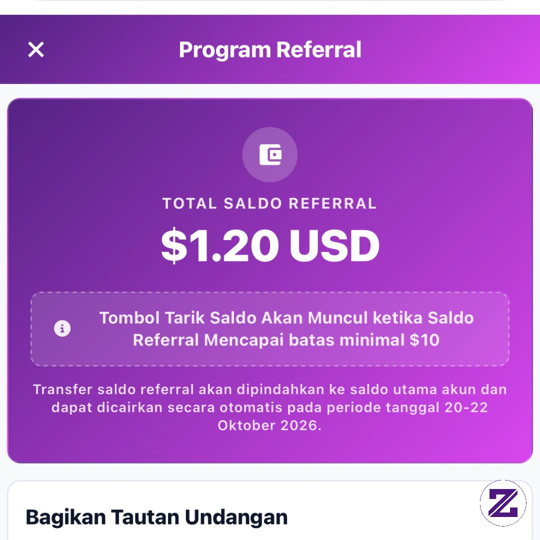 Kalo Hasil Undangan Referal Bisa Cairr Ngga??
