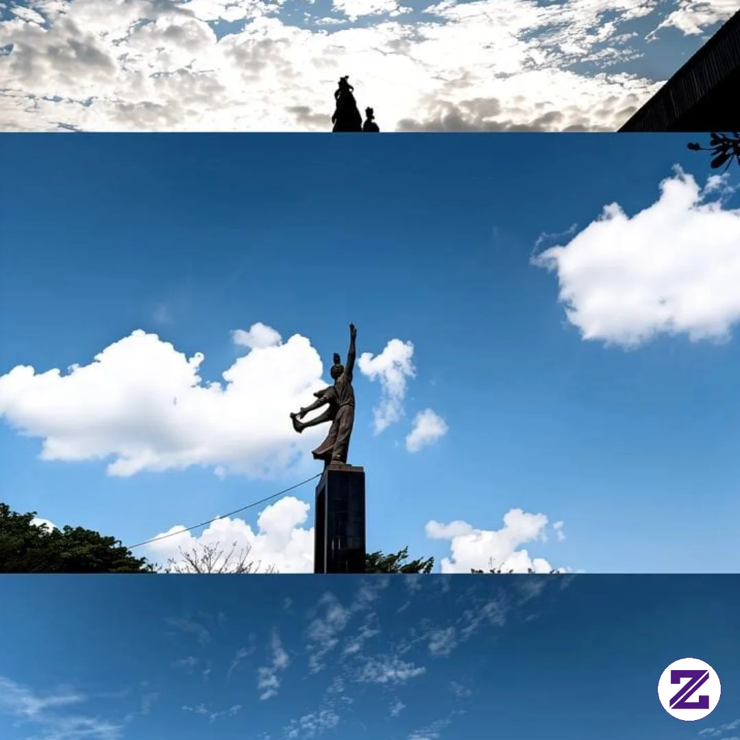Foto Ini Adalah Sebuah Kolase Vertikal Yang Terdiri Dari Tiga Foto Yang Disusun