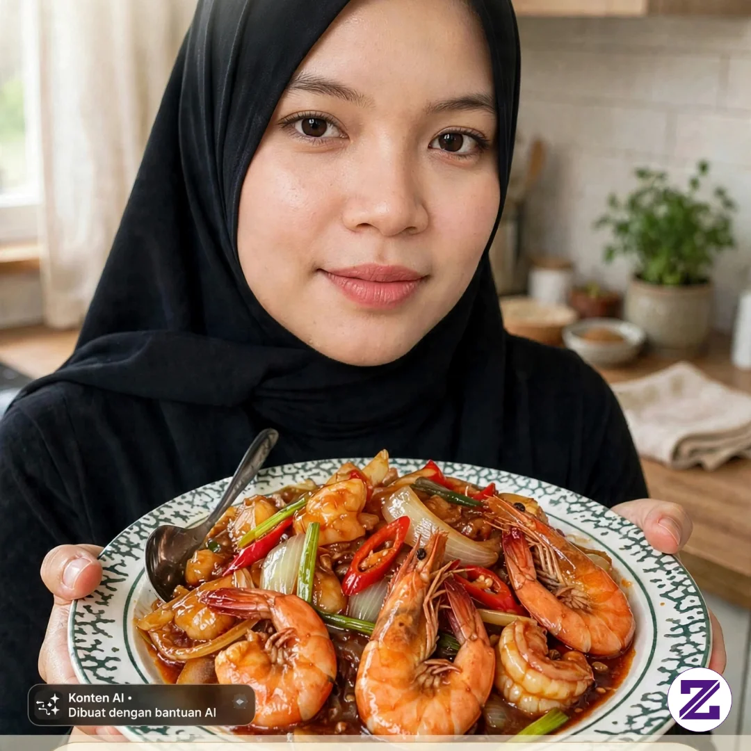Selamat Pagi Bun! Sarapan Mewah Udang Asam Manis Modal 35rb Rasanya Bintang ⭐5