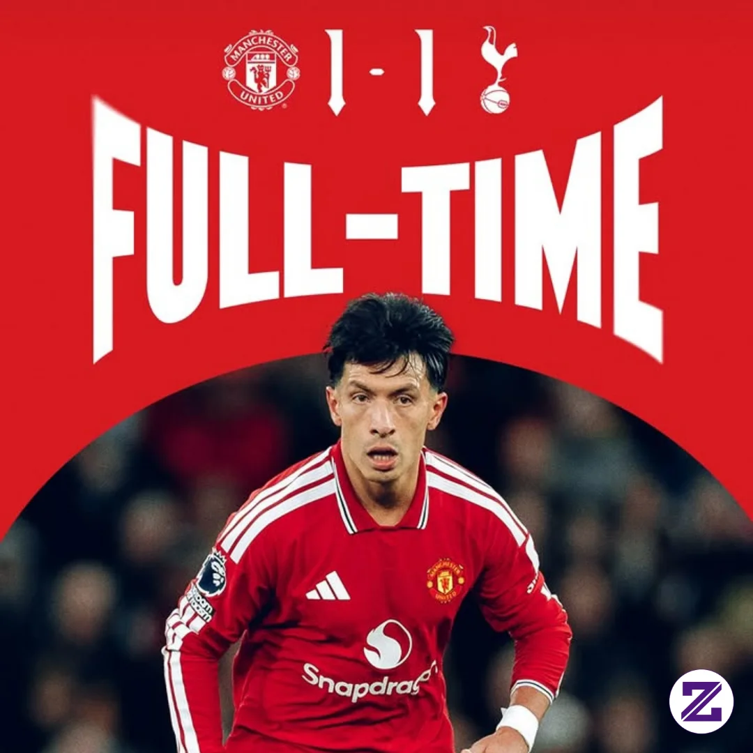 Man United Vs Tottenham Berakhir Imbang 1-1
