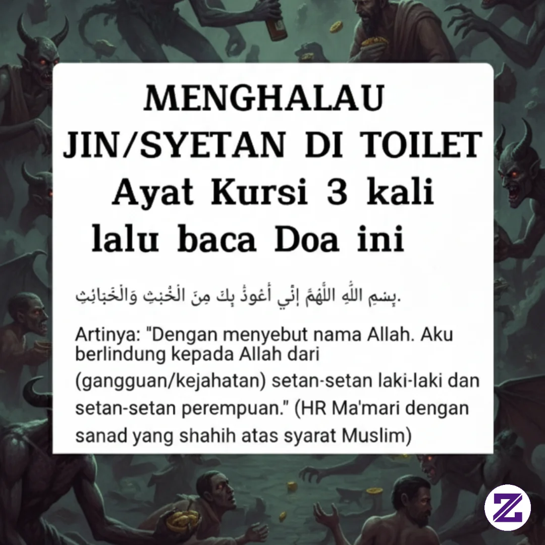 Doa Masuk Toilet: Mohon Perlindungan Dari Gangguan Setan 🤲