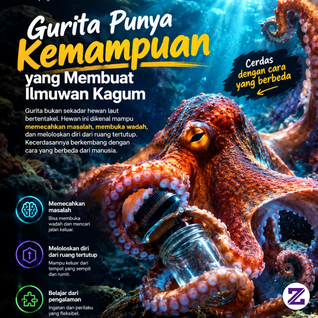 Gurita Punya Kemampuan Yang Membuat Ilmuwan Kagum