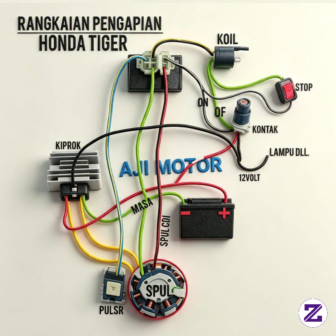 Rangkaian Honda Tiger