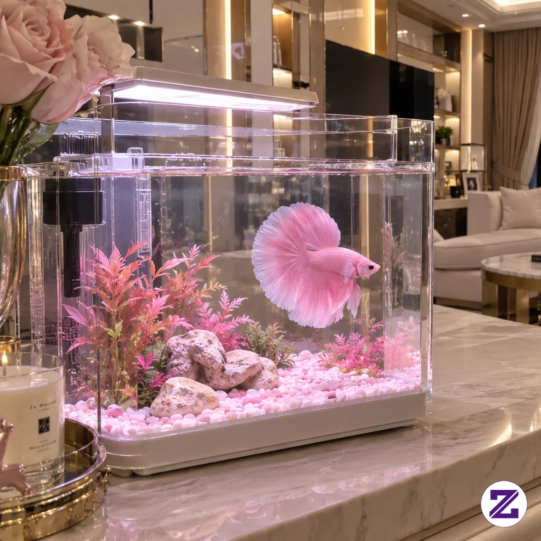 Si Cantik Pink, Si Manis Penghuni Aquarium 🩷