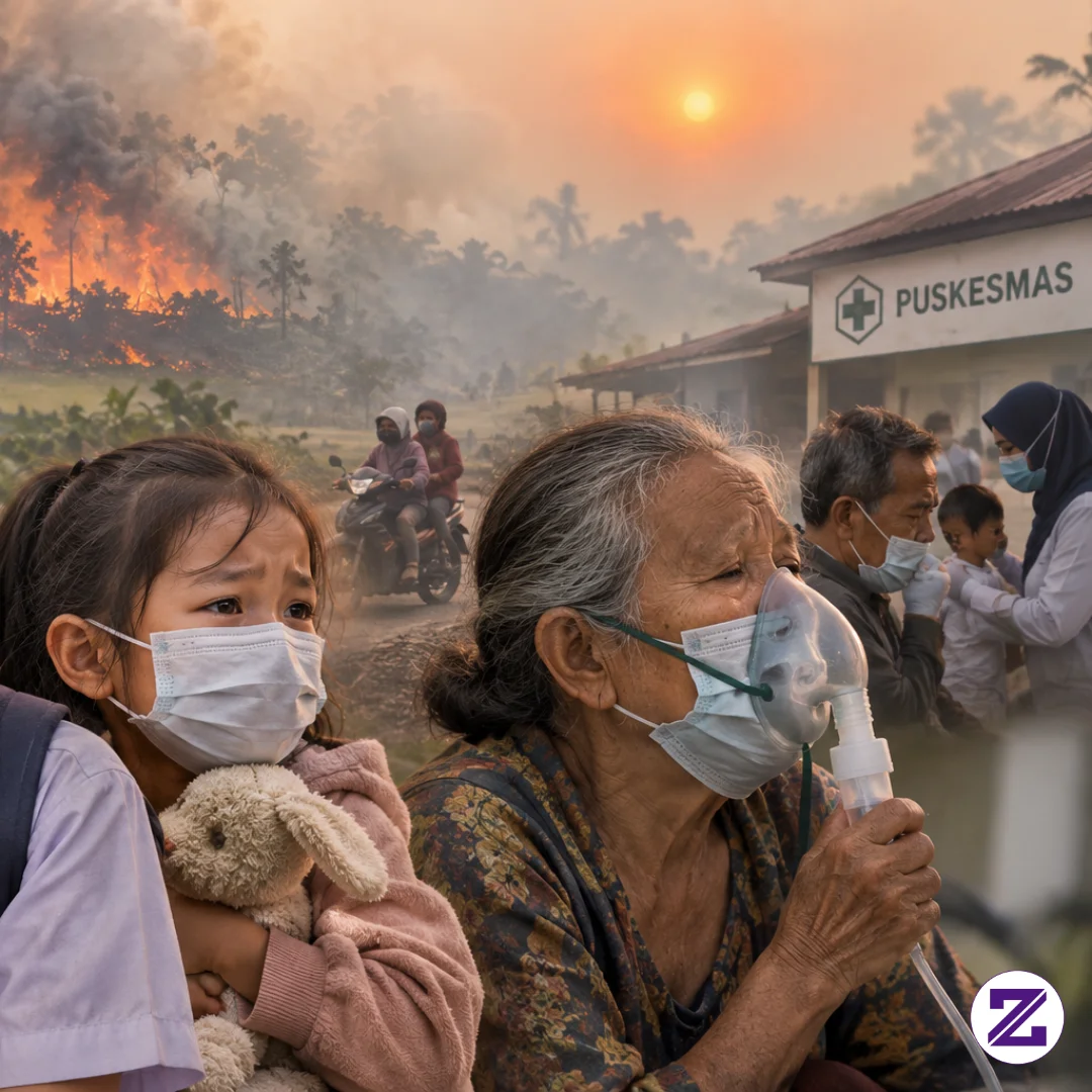 Ribuan Kasus ISPA Dikaitkan Dengan Wilayah Terdampak Karhutla