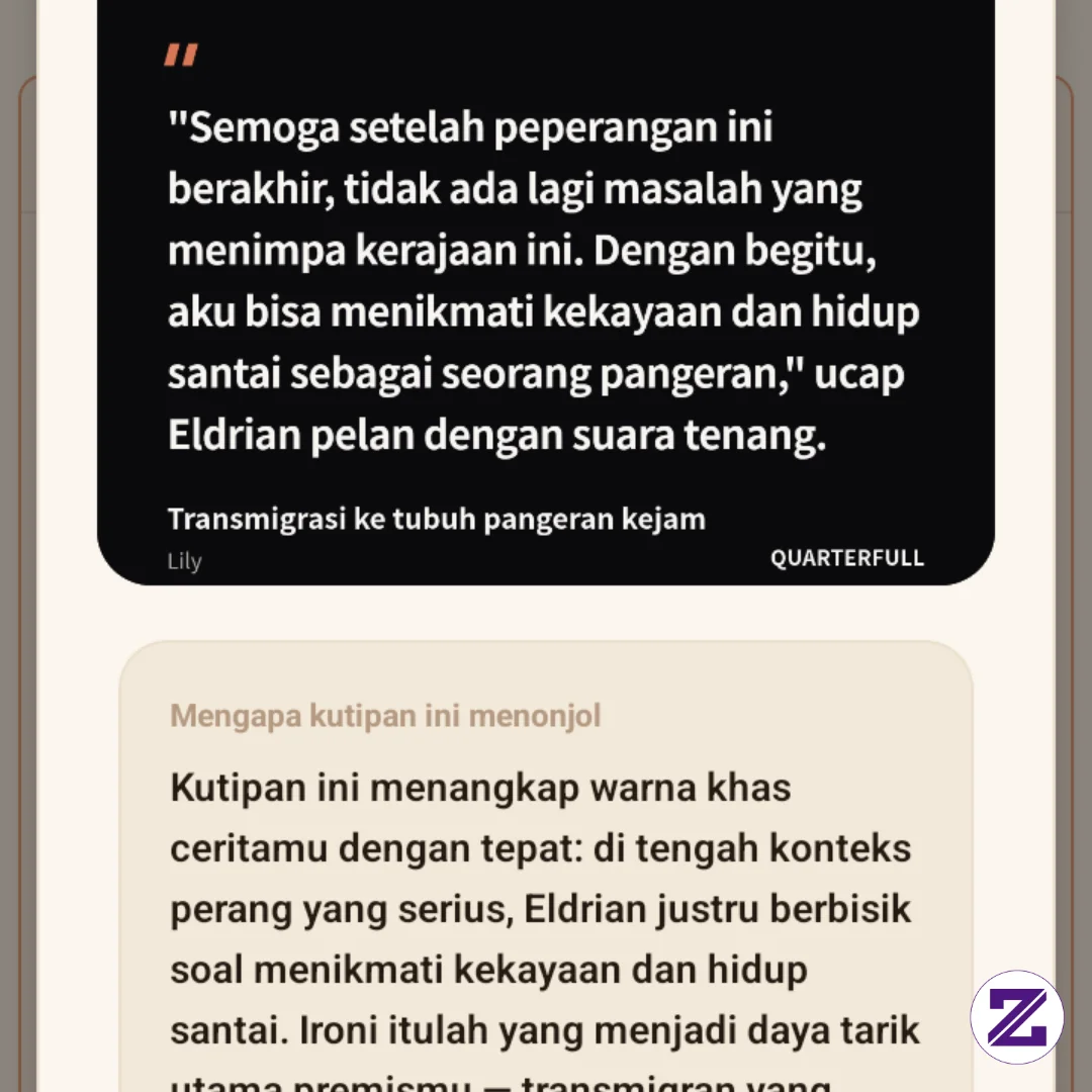 Judul: Trasmigrasi Ke Tubuh Pangeran Kejam