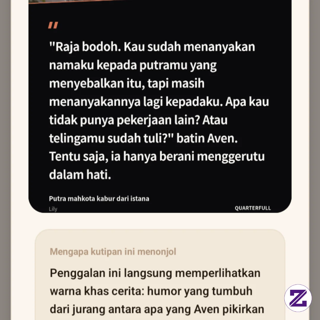 Judul: Putra Mahkota Kabur Dari Istana