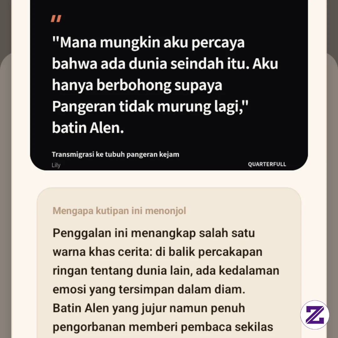 Judul: Trasmigrasi Ke Tubuh Pangeran Kejam