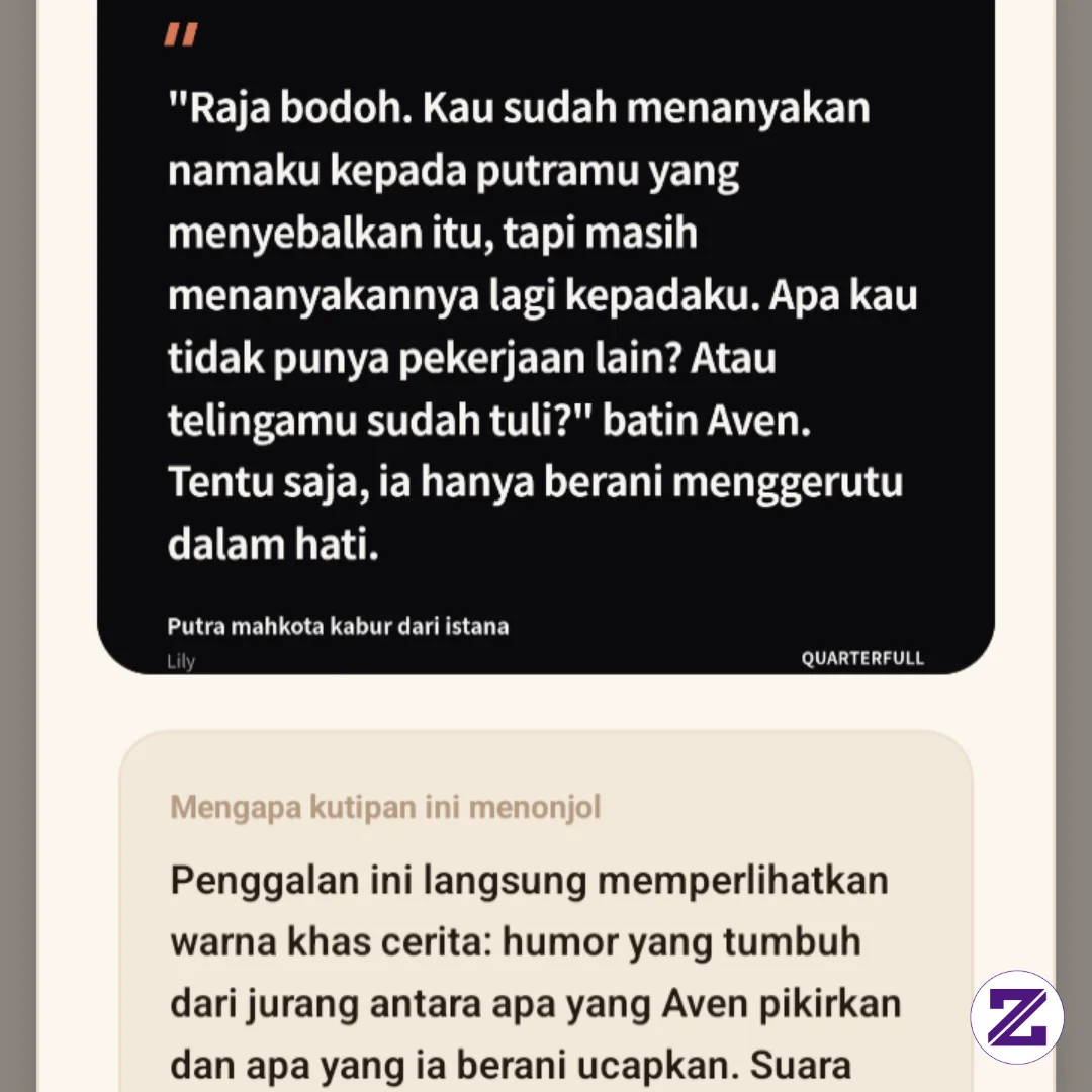 Judul: Putra Mahkota Kabur Dari Istana