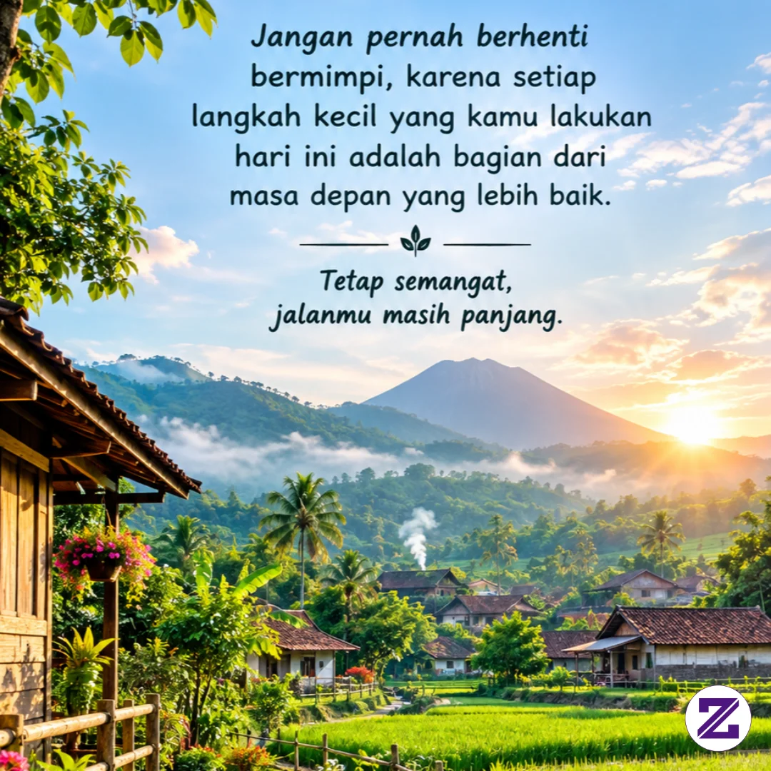BELAJAR DARI KEINDAHAN DESA, TENTANG HIDUP, KESABARAN, DAN HARAPAN 🏡🌿