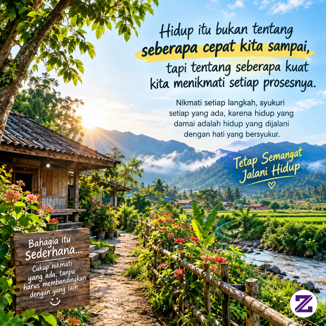 🌿🏡 BELAJAR DARI KEINDAHAN DESA, TENTANG HIDUP, KESABARAN, DAN HARAPAN 🏡🌿