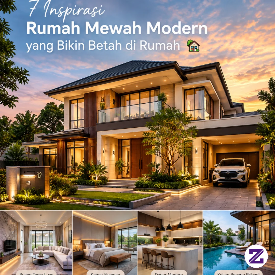 Sedang Mencari Inspirasi Desain Rumah Mewah Modern? 🏡✨