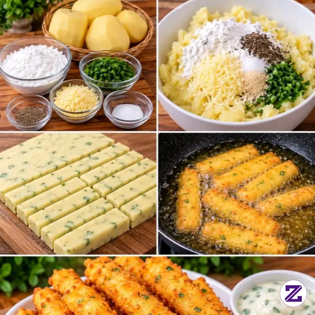 Resep Stik Kentang Krispi Keju