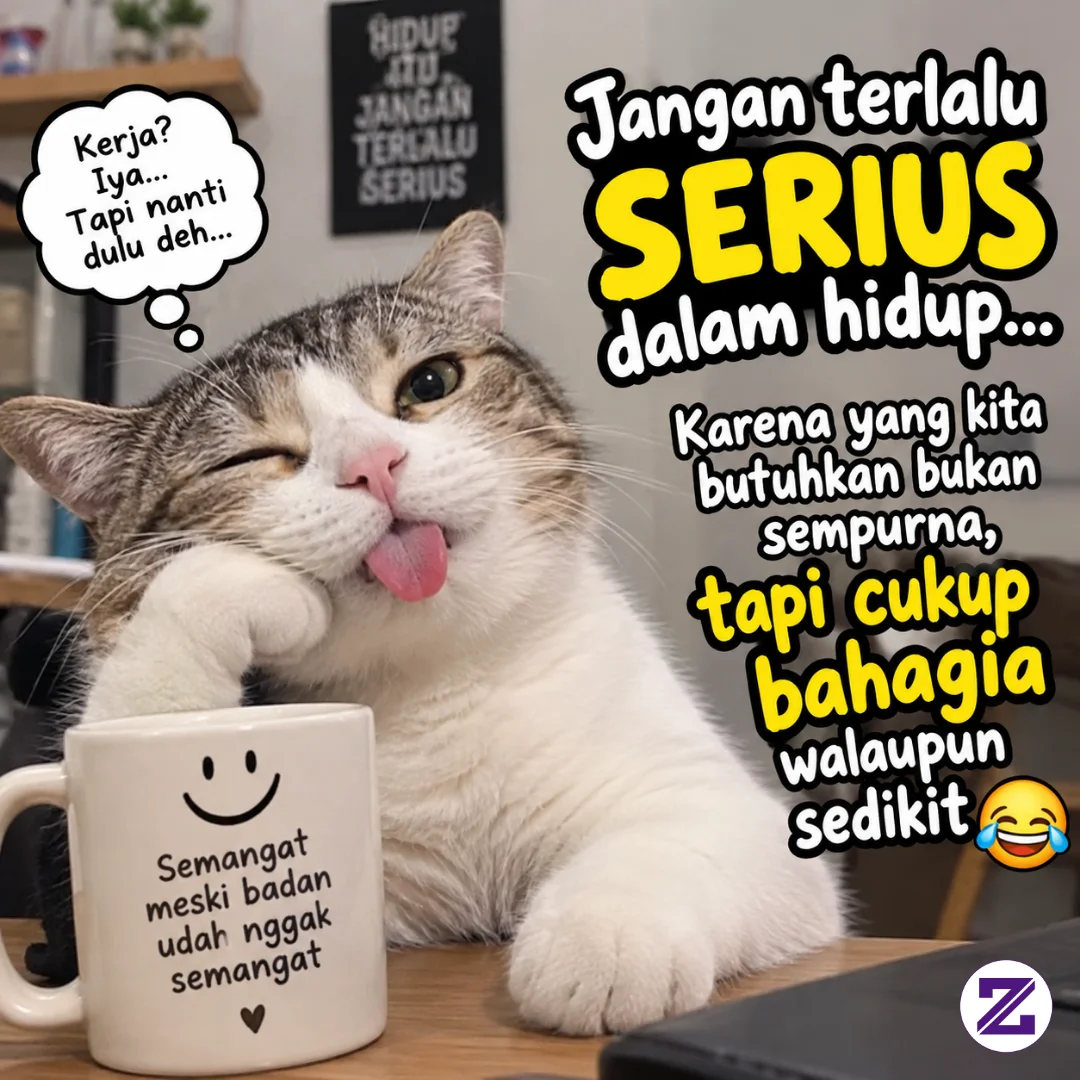 😂 Hidup Jangan Terlalu Serius!