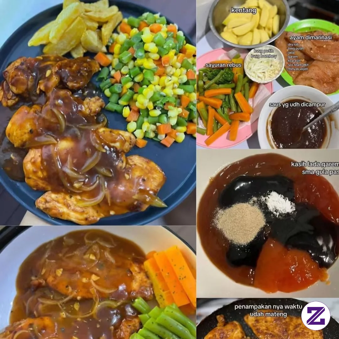 Resep Chicken Steak Bbq Homemade