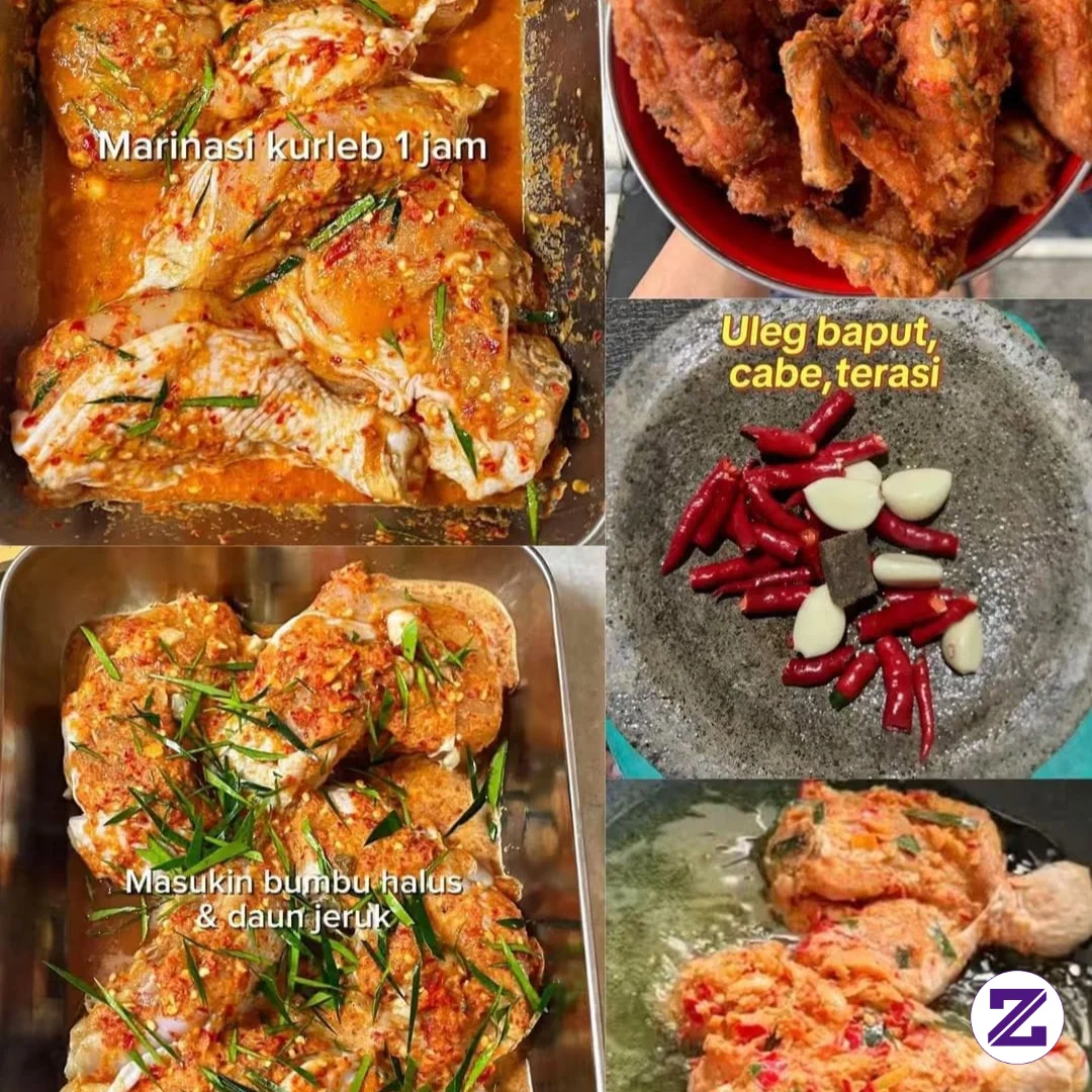 Resep Ayam Goreng Terasi Daun Jeruk