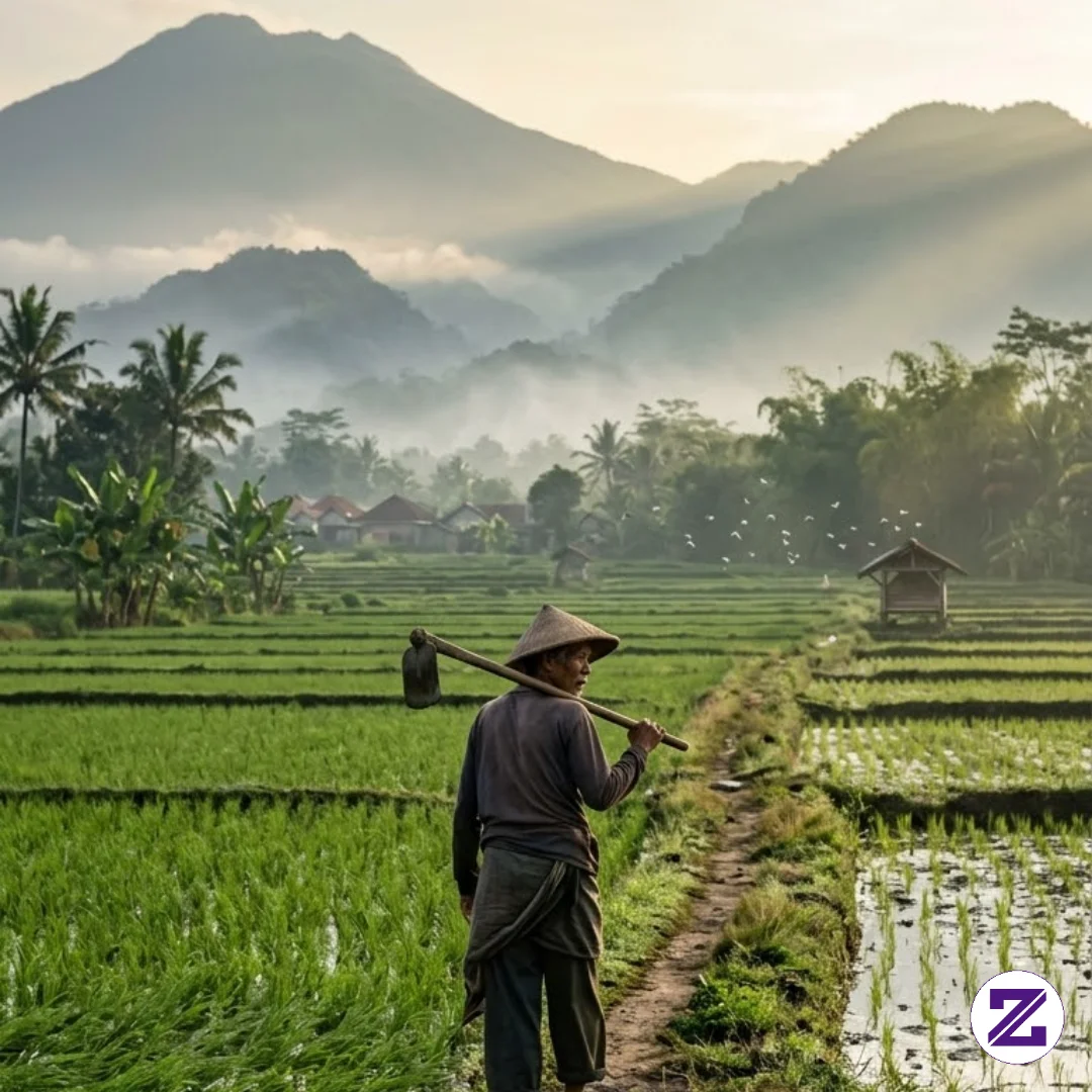 Indahnya Suasana Pagi DiPedesaan..