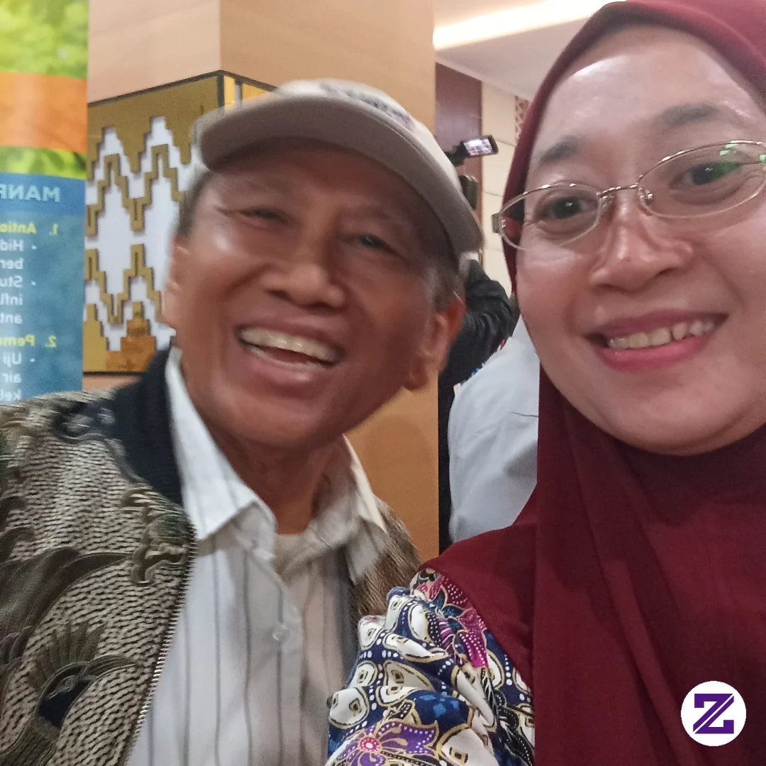 Bersama Komisaris PT Garuda Mas Anugerah Gus Choi