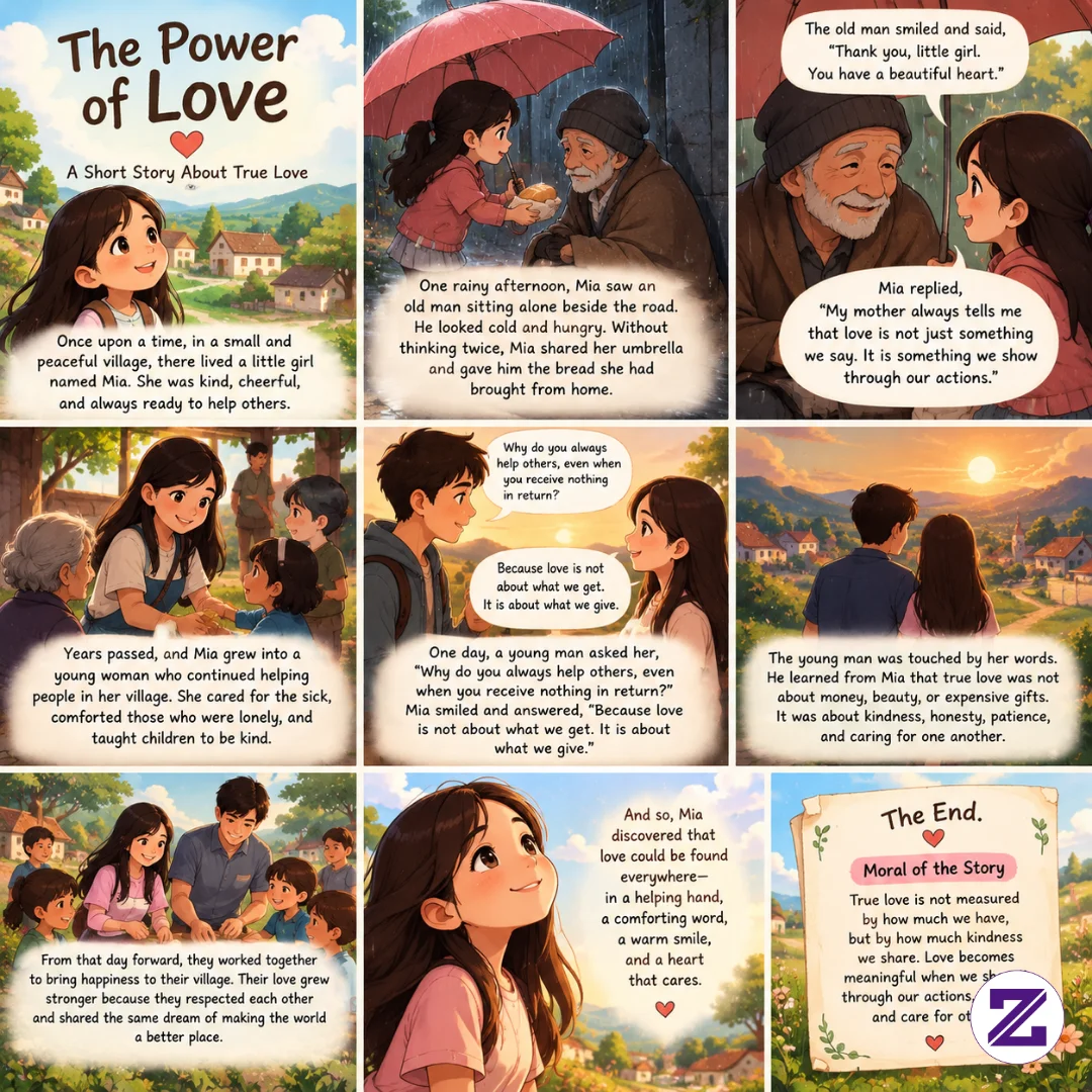 From That Day Forward, They Worked Together To Bring Happiness To Their Village.