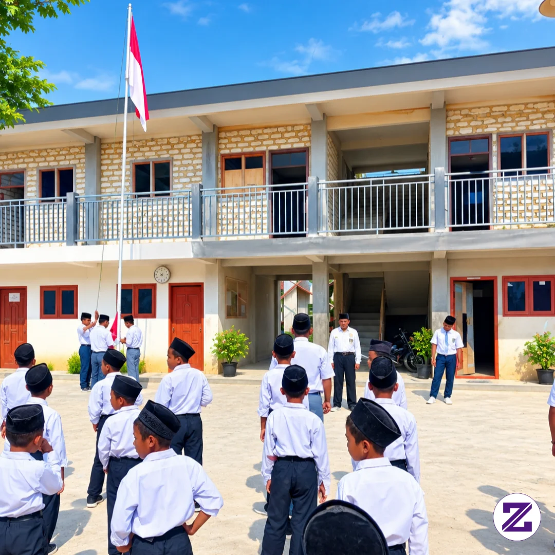 Selamat Pagi,Kegiatan Disekolah Tetap Mengenang Para Pahlawan Nasional .