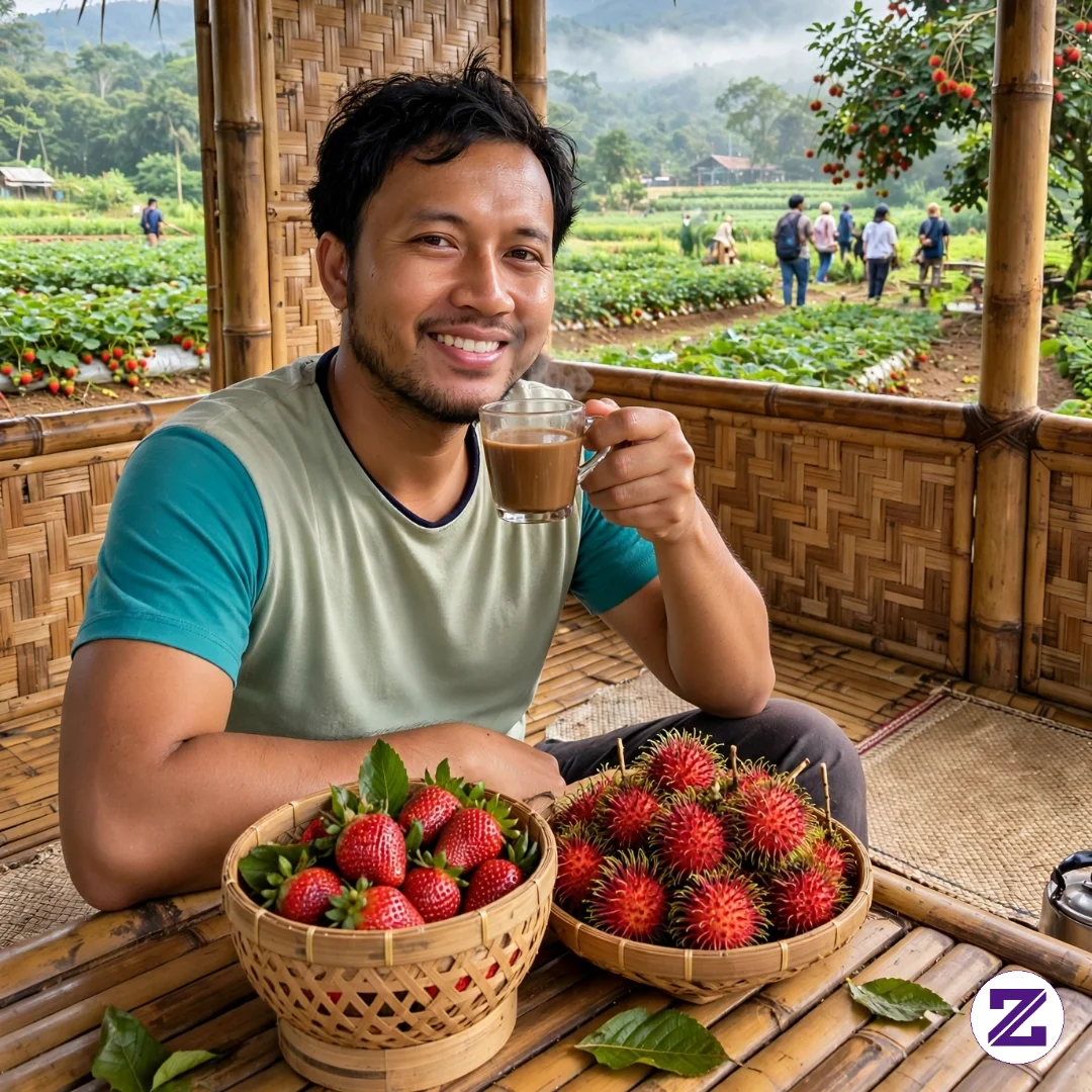 Ngopi Santai Dulu Di Saung Ah Baraya.selamat Malam