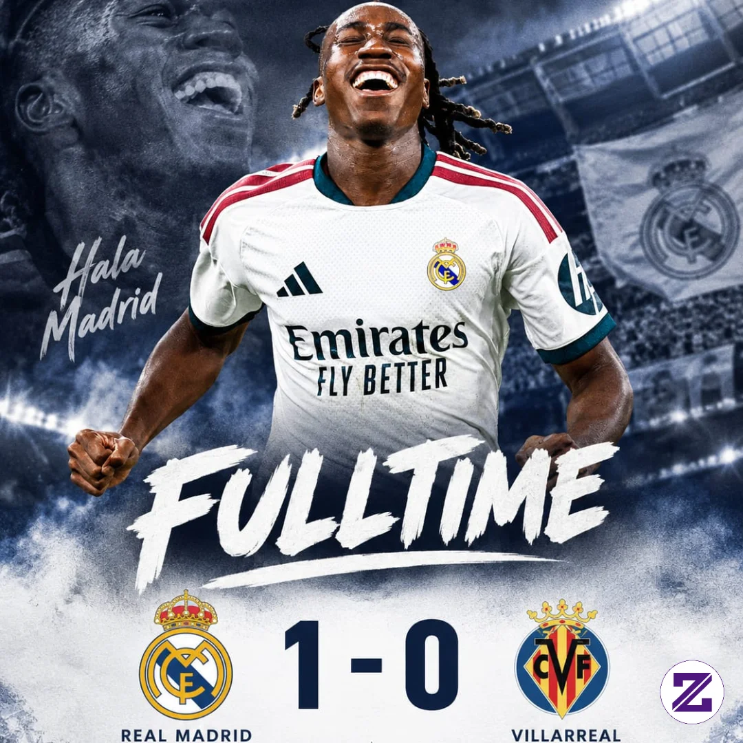 Fulltime Real Madrid Vs Villareal