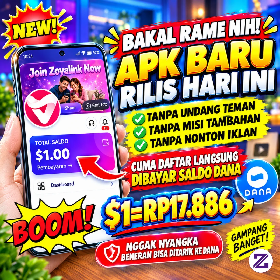 BONUS DAFTAR $1! Cara Menghasilkan Uang Dari ZoyaLink, Dibayar Otomatis