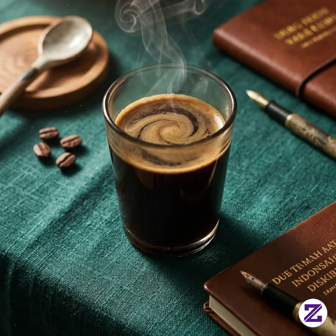 "Bagi Pecinta Kopi Hitam, Keindahan Justru Hadir Tanpa Pemanis. Setiap Tegukan
