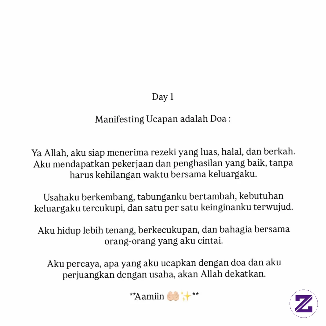 Ucapan Adalah Doa. 🤍