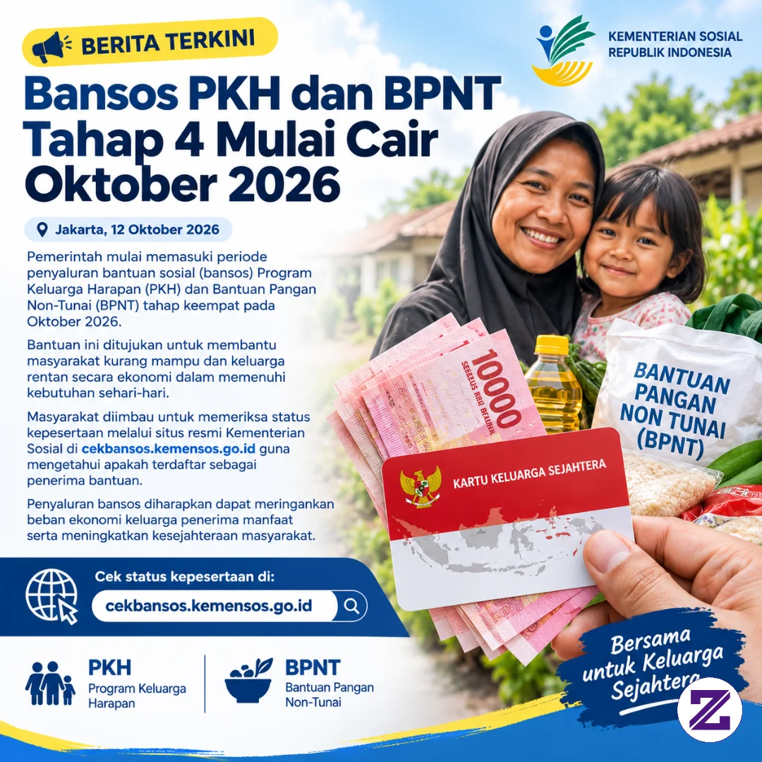 Bansos PKH Dan BPNT Tahap 4 Mulai Cair