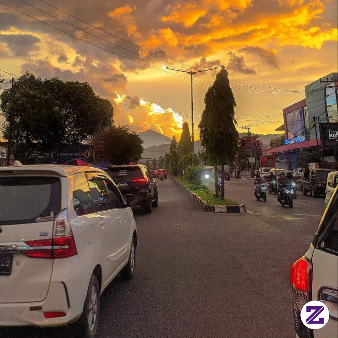 Senja Sore Di Perjalanan