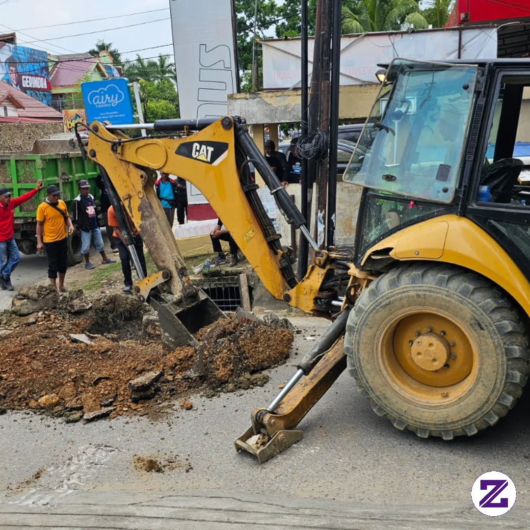 Proses Perbaikan Gorong-Gorong Penyebab Banjir...