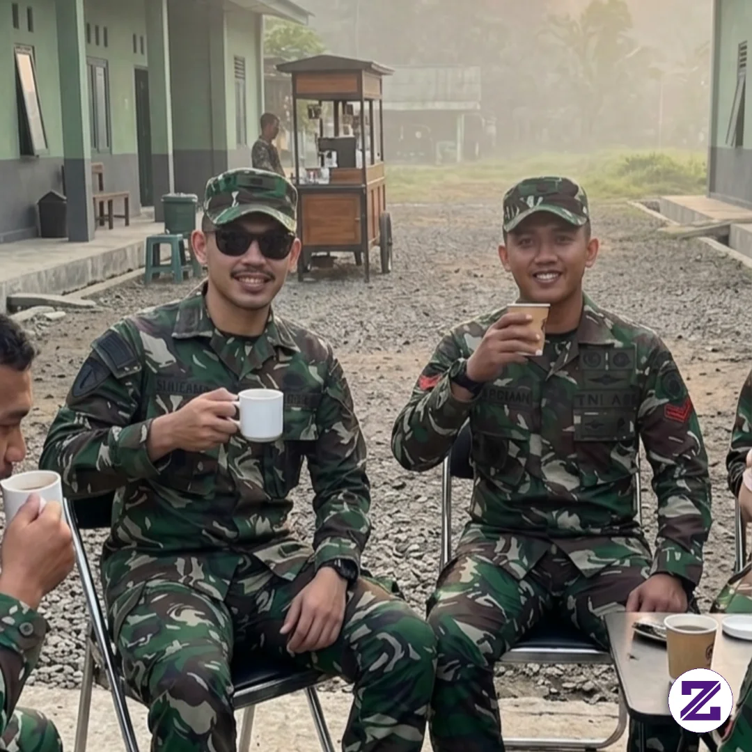 Sebelum Berangkat Mengerjakan Tugas Negara Kita Bareng Ngopi Pagi Dulu Kawan...