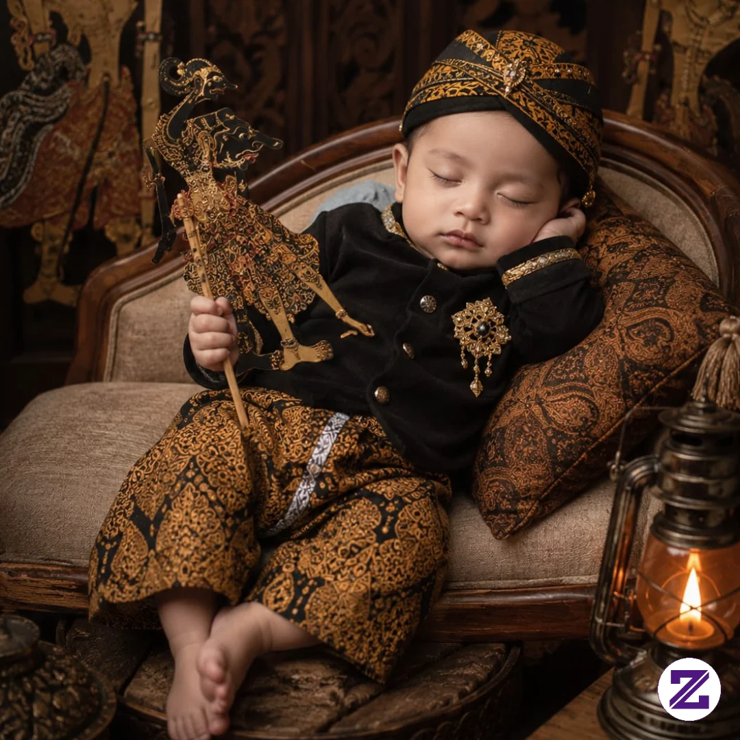 Foto Bayi Adat Jawa