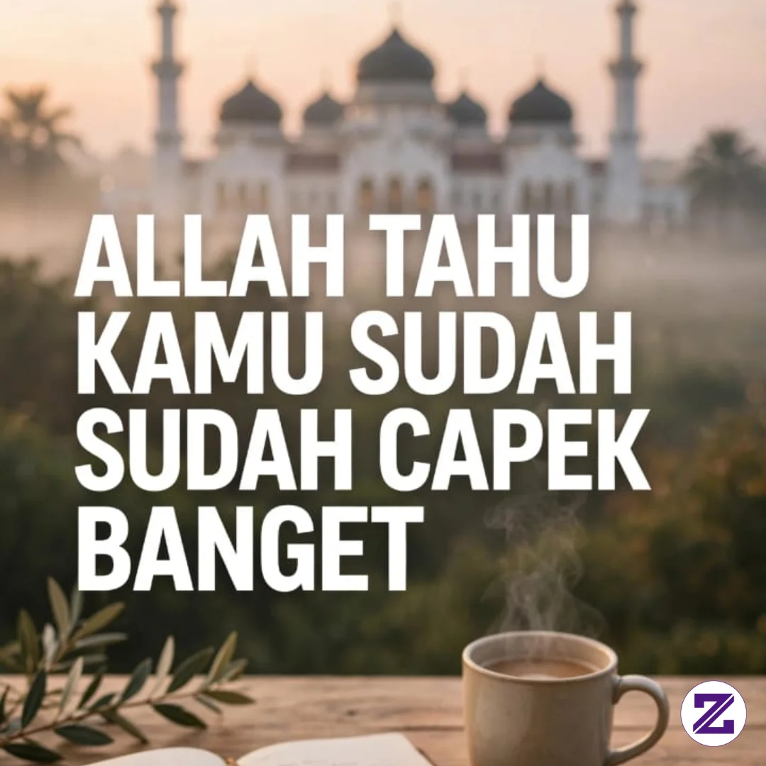 Istirahat Yaa, Peluk Diri Mu Sendiri Dulu, Allah Gak Pernah Tidur ,Dia Lihat