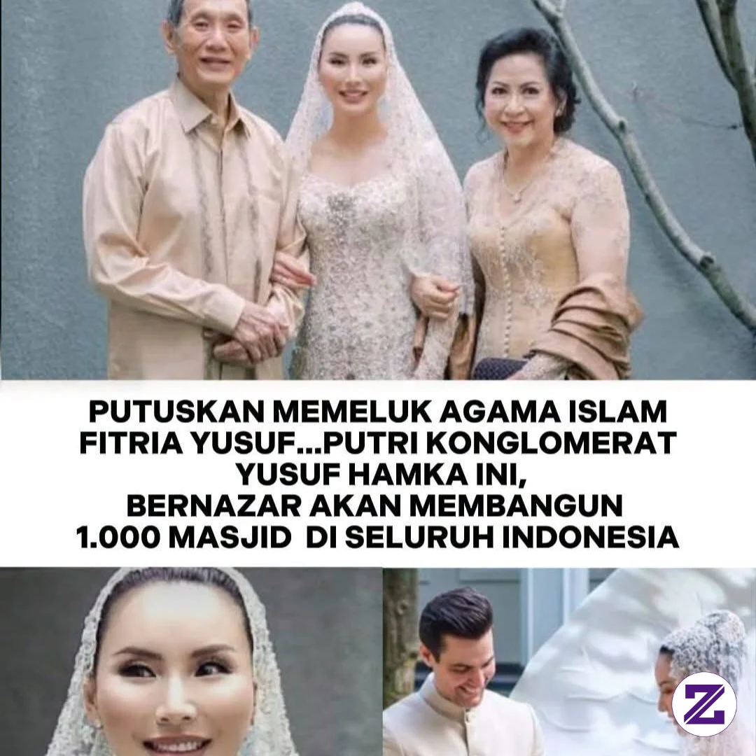 Masuk Islam, Fitria Yusuf Putri Konglomerat Jusuf Hamka Bangun 1.000 Masjid.