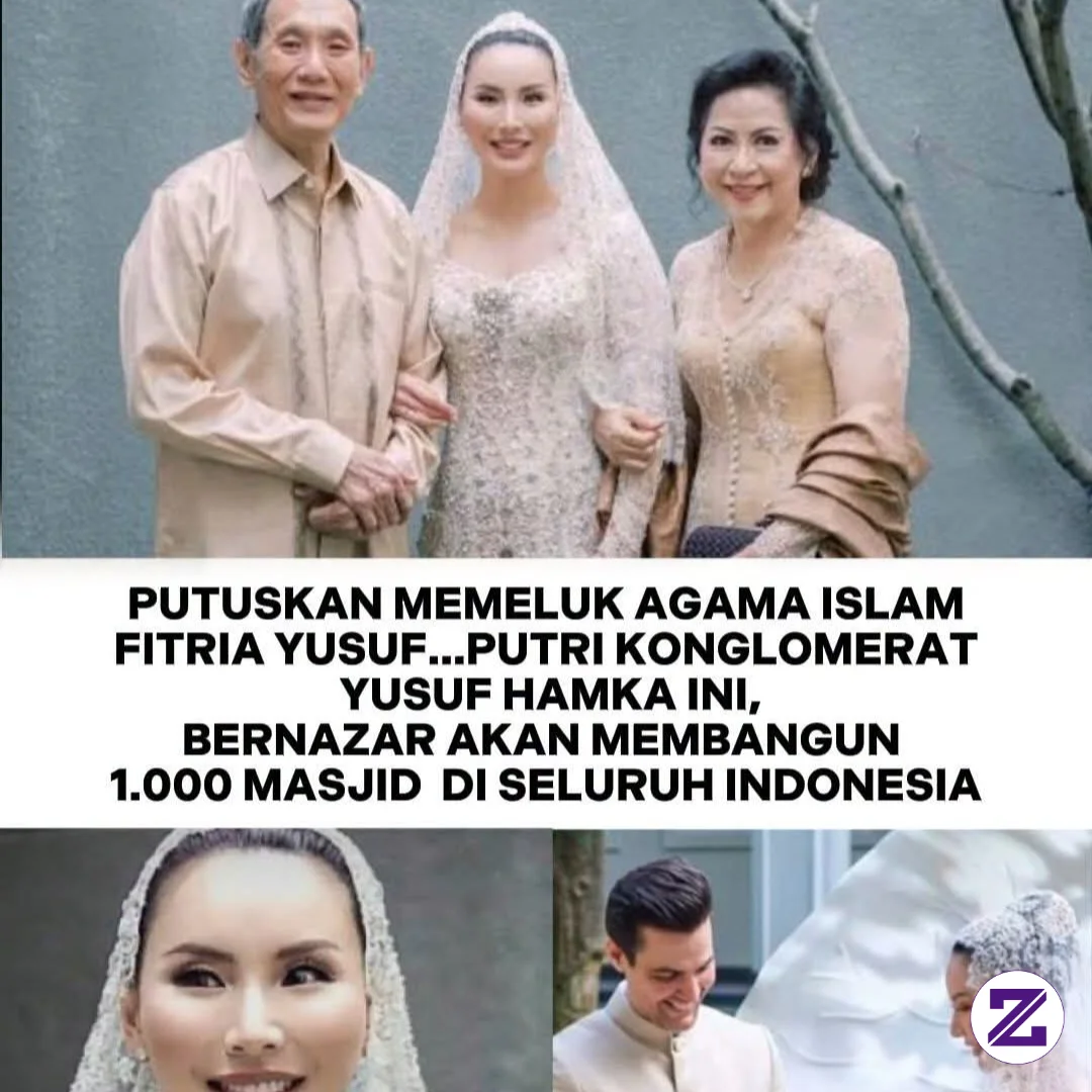 Masuk Islam, Fitria Yusuf Putri Konglomerat Jusuf Hamka Bangun 1.000 Masjid.