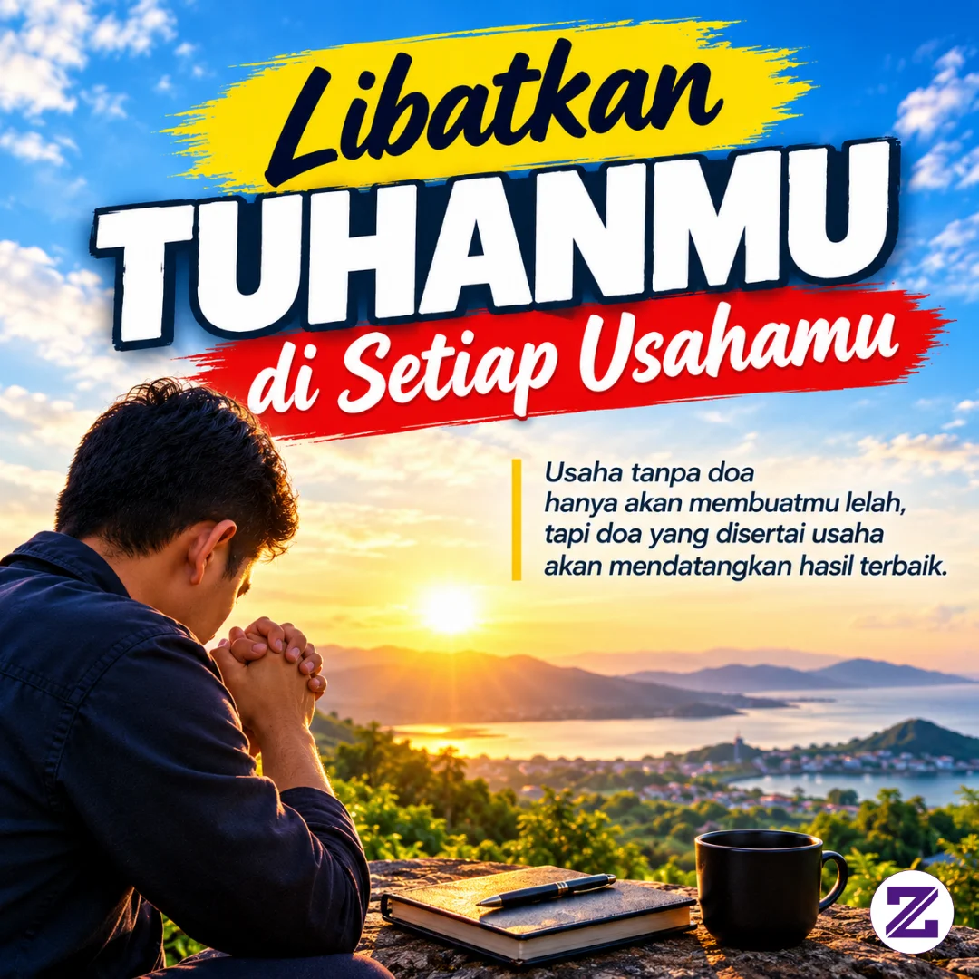 Libatkan Tuhanmu Di Setiap Usahamu