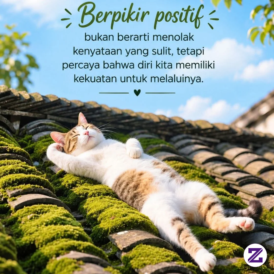 Berpikir Positif Bukan Berarti Hidup Selalu Mudah, Tetapi Percaya Bahwa Kita