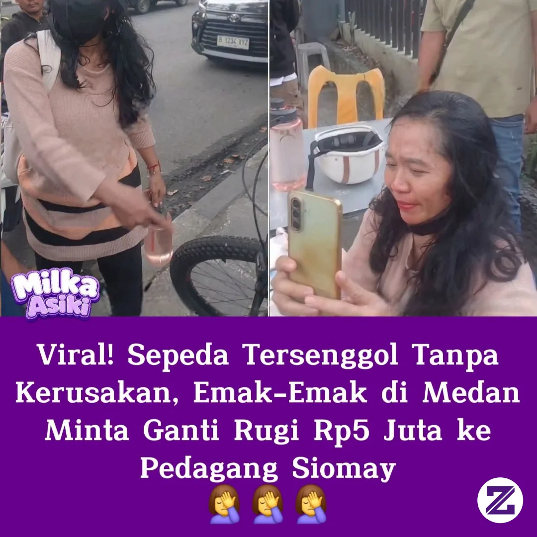 Sebuah Video Yang Memperlihatkan Perselisihan Antara Seorang Emak-emak Dan