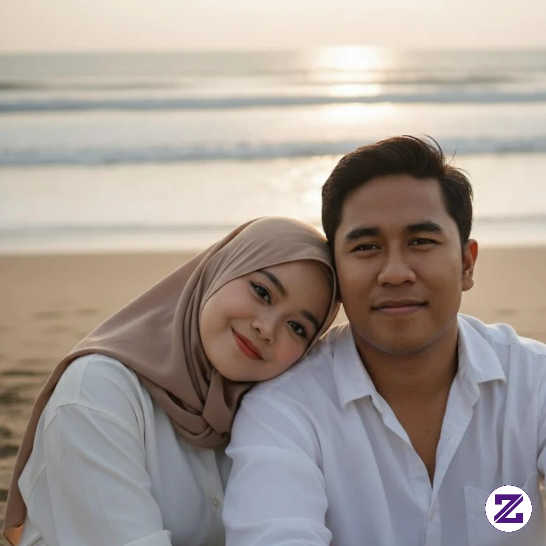 Suasana Pantai Dengar Deburan Ombak Angin Yg Semeliwir Bersama Yayang 🥰