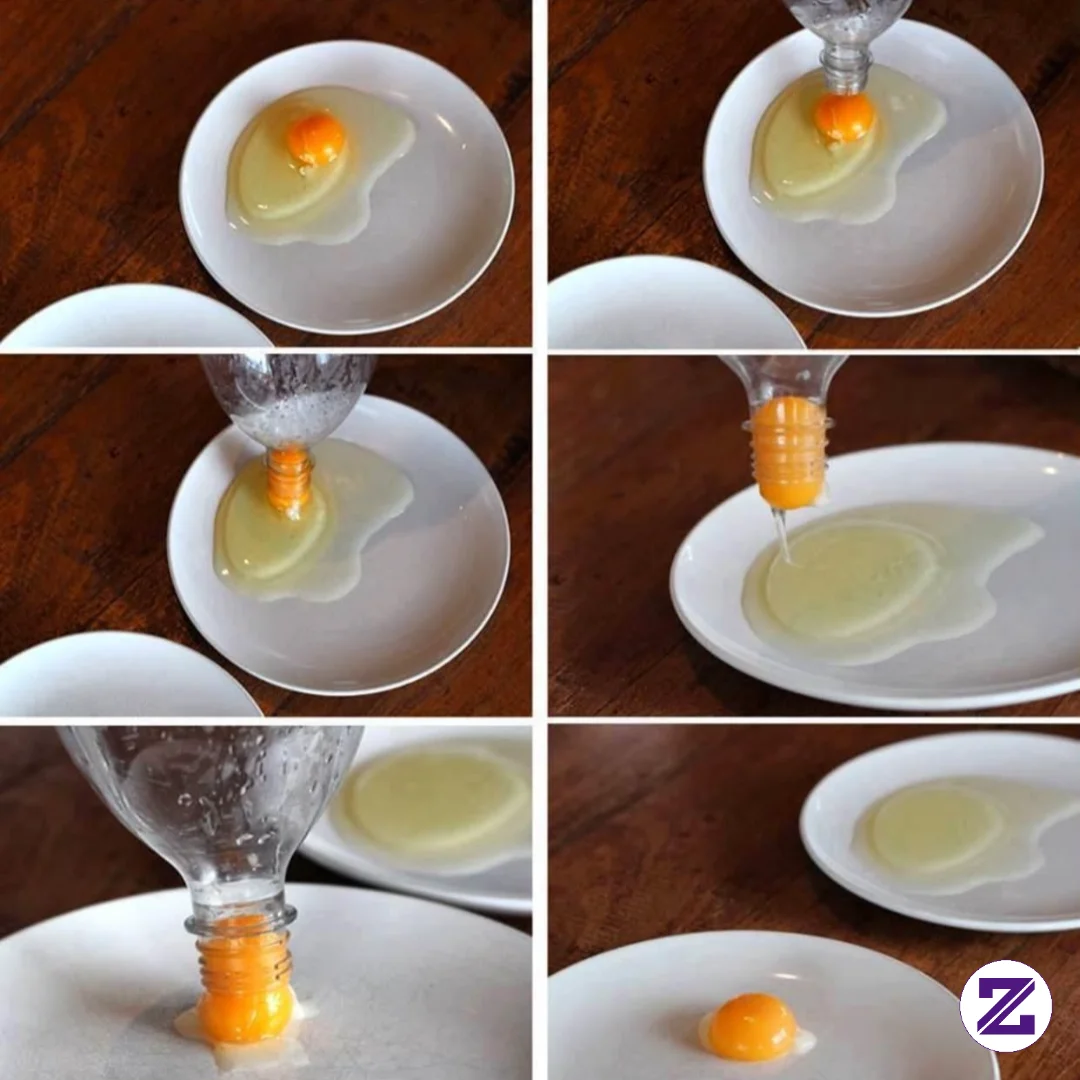 PISAHKAN KUNING TELUR NGGAK HARUS PAKAI TANGAN*