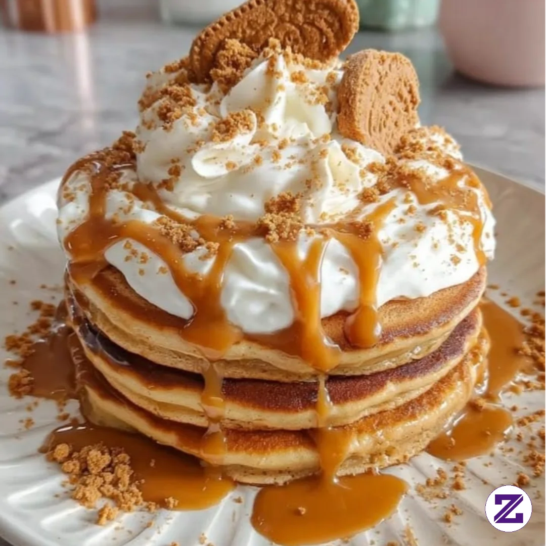 LOTUS BISCOFF PANCAKE CARAMEL* 🍯✨