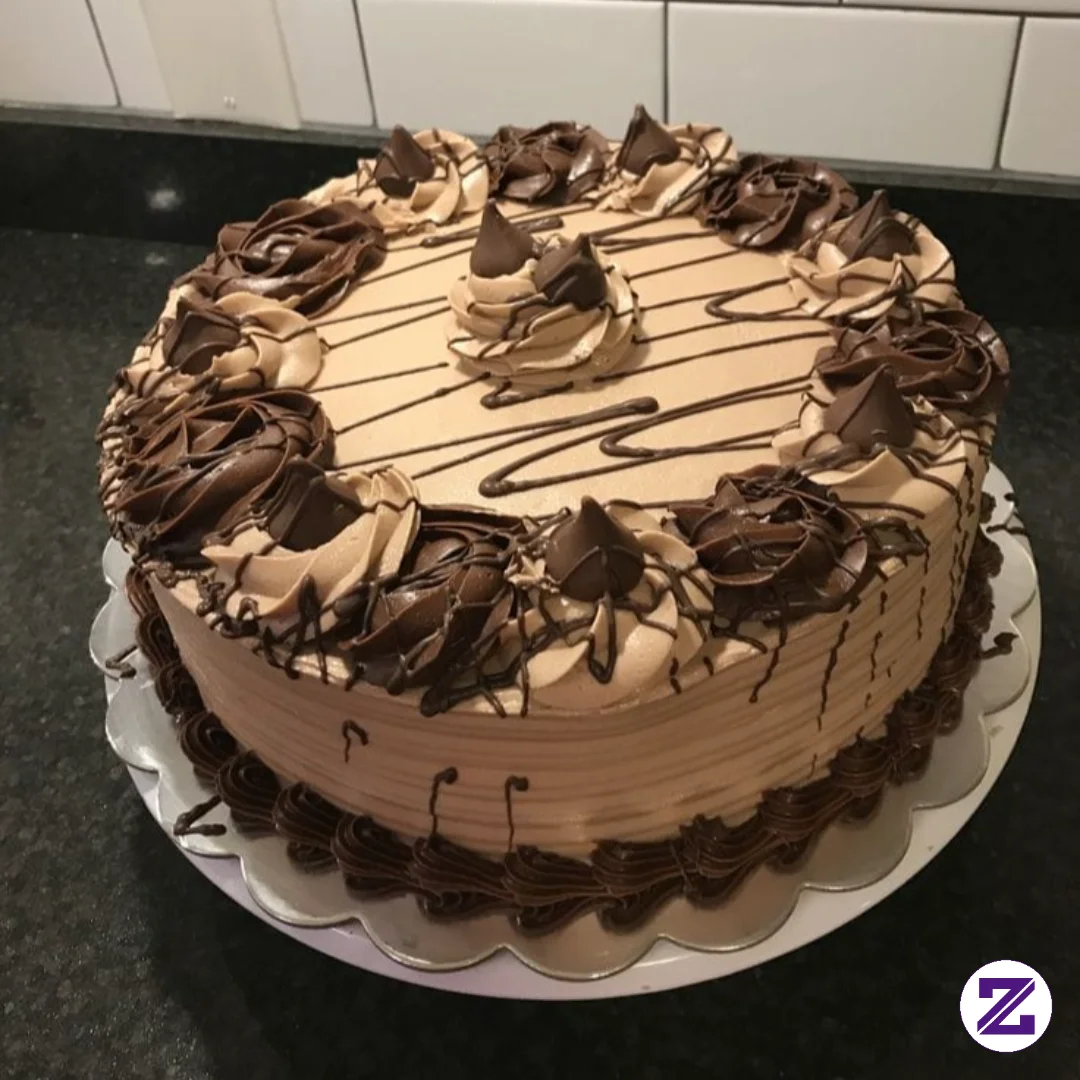 CHOCOLATE MOCHA BUTTERCREAM CAKE* ☕✨
