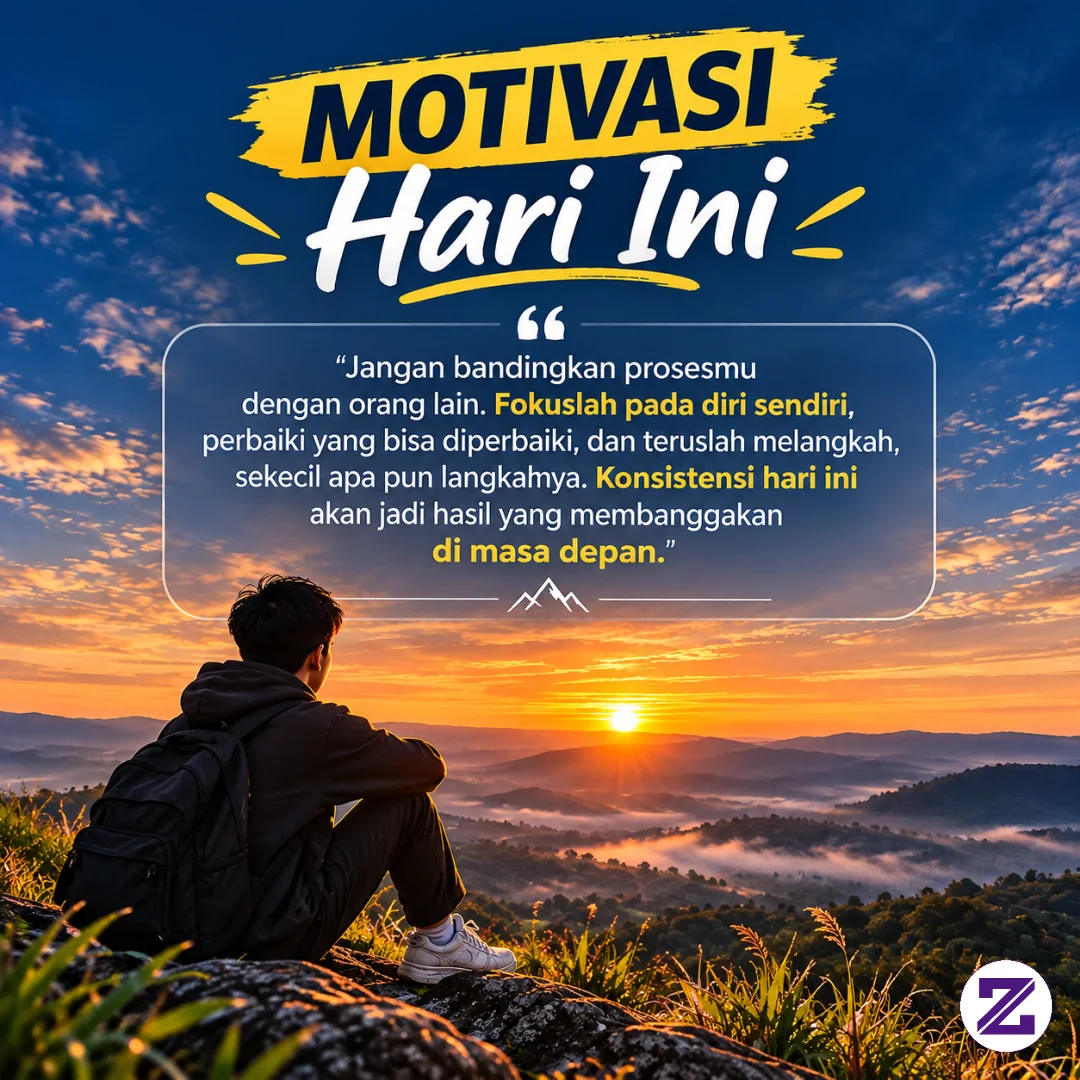 Jangan Bandingkan Prosesmu Dengan Orang Lain