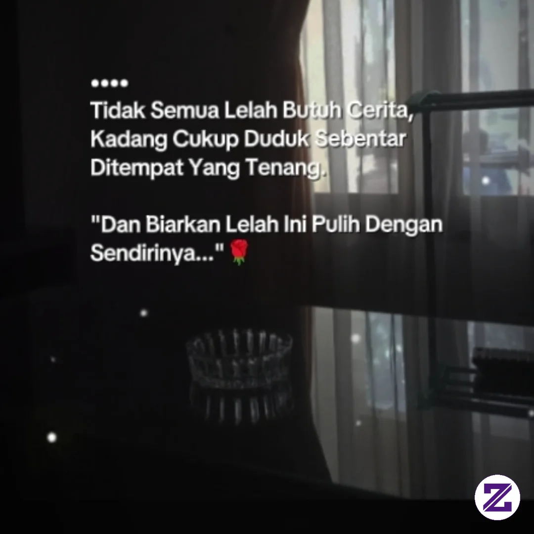 Duduk Sebentar Di Tempat Yang Tenang