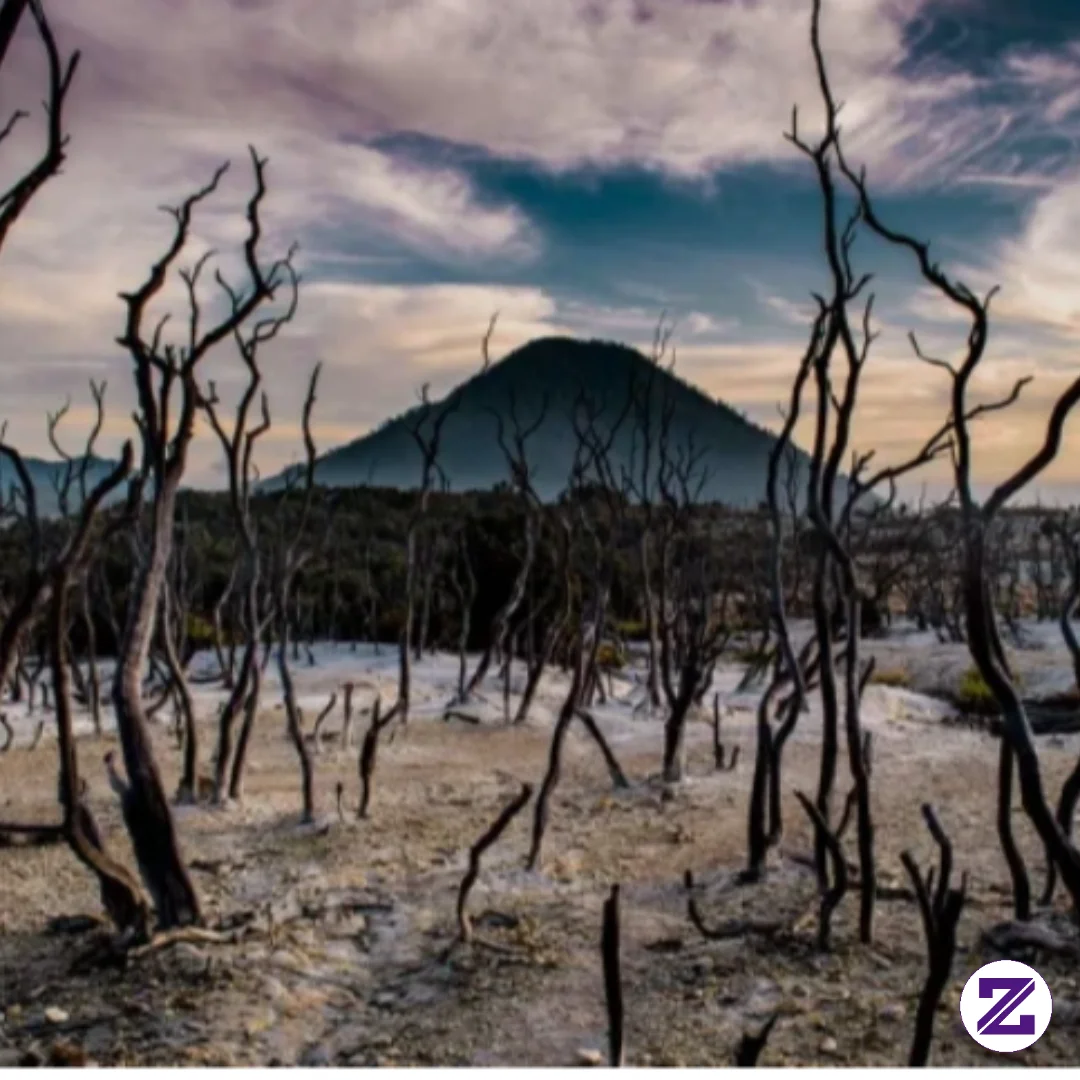 Gunung Papandayan Adalah Gunung Berapi Aktif Setinggi 2.665 Meter Di Atas